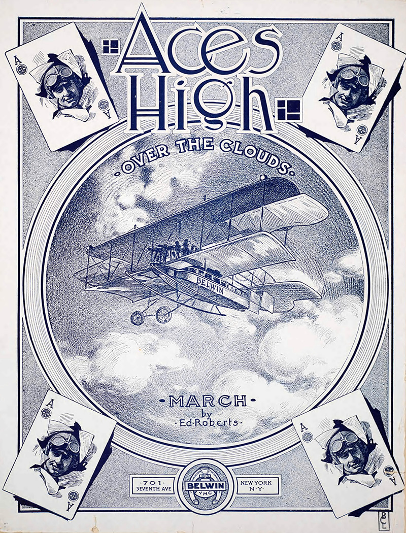 Illustration for article titled 30 Hundred-Year-Old Sheet Music Covers Celebrating the Joy and Thrill of Flight